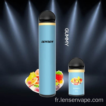 Lensen 600puffs Système de pod remplaçable de pod jetable